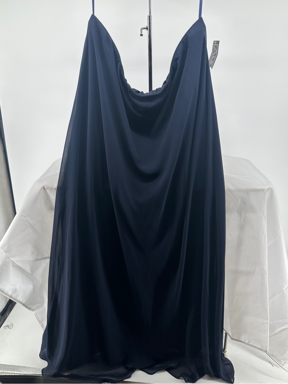 NWT Alex Evenings navy blue skirt